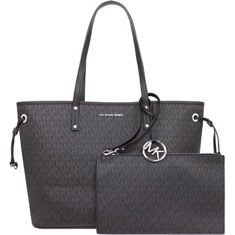 michael kors jet set travel large top zip drawstring tote